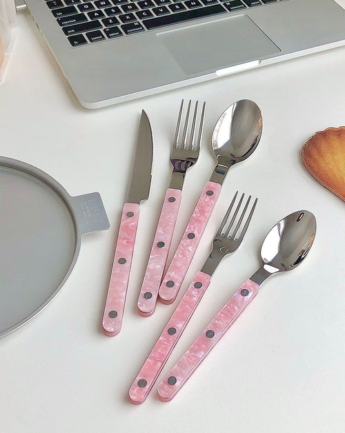 Rose Gold Flatware Set - 10 Pieces