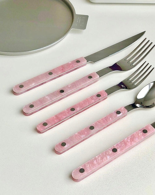 Rose Gold Flatware Set - 10 Pieces