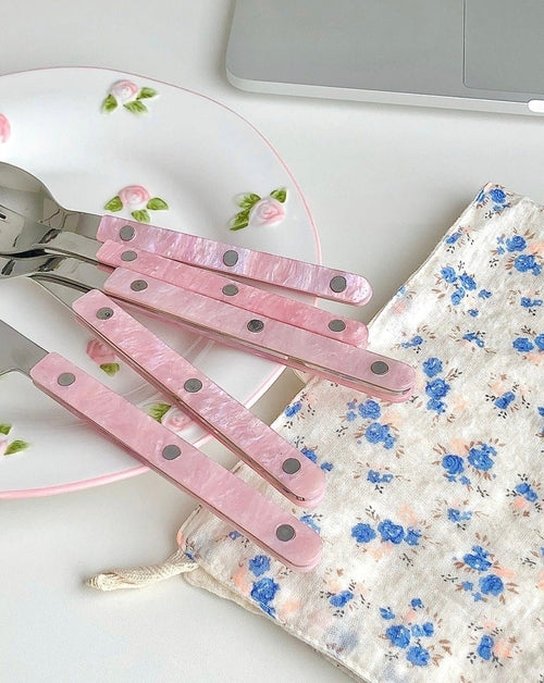 Rose Gold Flatware Set - 10 Pieces