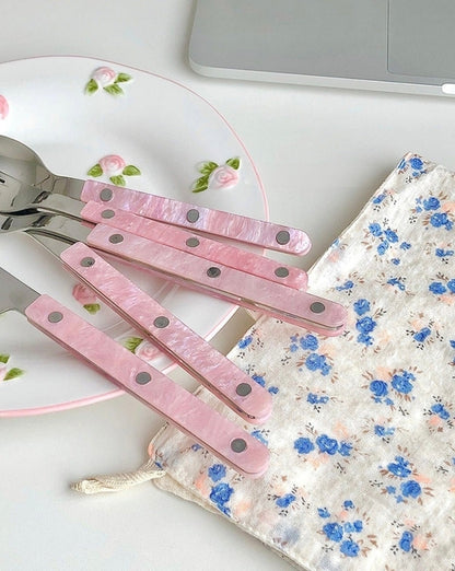 Rose Gold Flatware Set - 10 Pieces