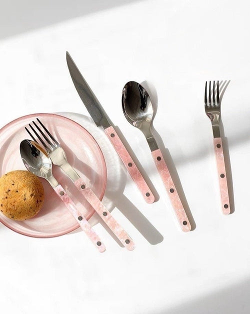 Rose Gold Flatware Set - 10 Pieces