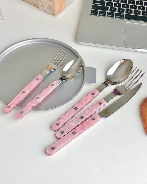 Rose Gold Flatware Set - 10 Pieces