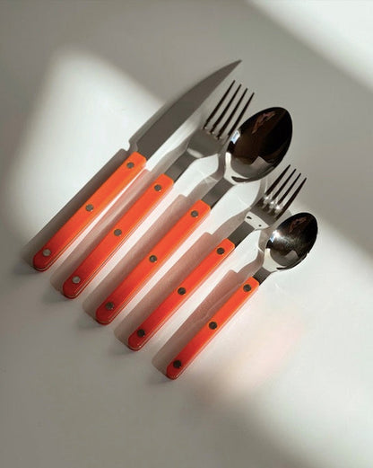 Vibrant Bistro Flatware Set - 10 Pieces