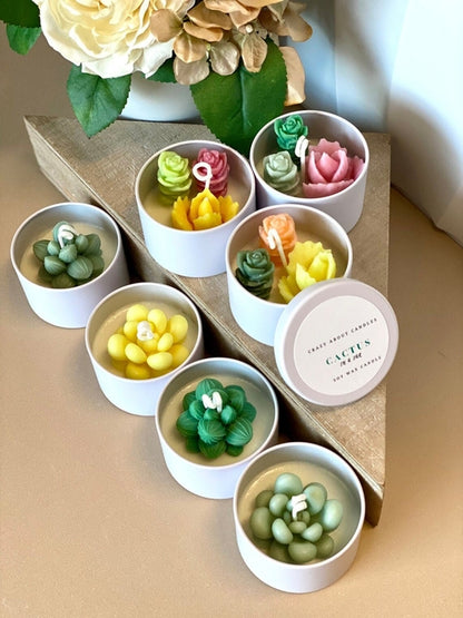 Cactus Jar Candle — Desert-Scented Soy Wax, Handmade in the USA