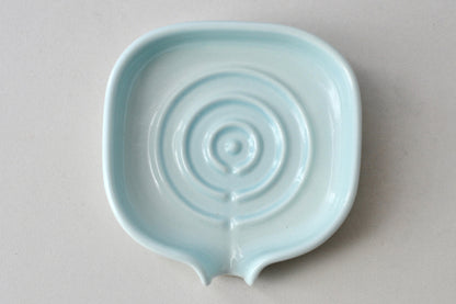 Artisan Porcelain Soap Dish with Self-Draining Design