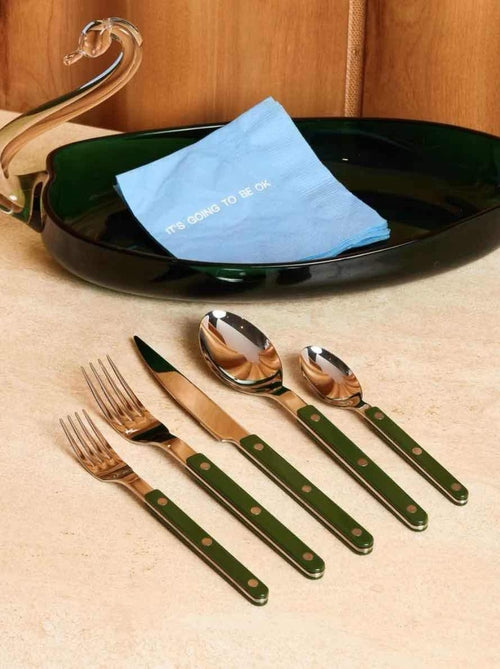 Vibrant Bistro Flatware Set - 10 Pieces